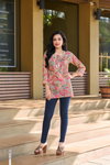 Cotton Candy By Tips And Tops Premium Cotton Printed Ladies Tops Wholesalers In Delhi
